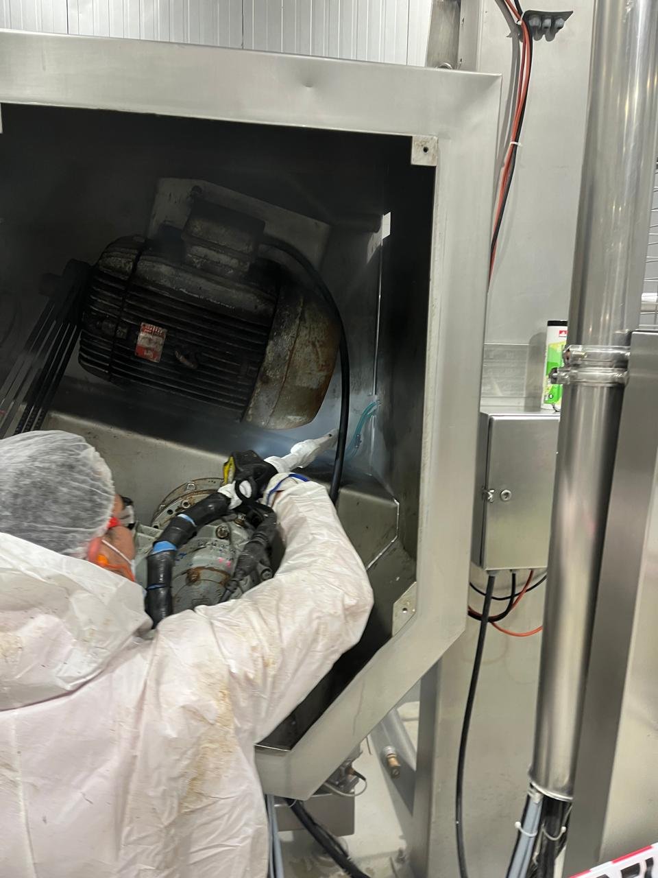 Inicio limpieza criogenica 13